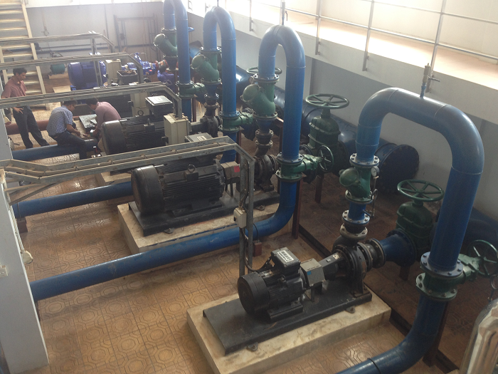 Replacing and maintaining the pumping station of Son Tay Water Supply Company level 2 with a capacity of 20,000 m3/NĐ